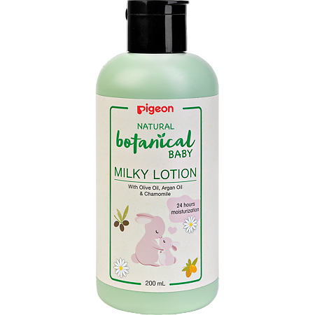 Pigeon Молочко для тела Natural Botanical Baby Milky Lotion 200 мл 1 шт