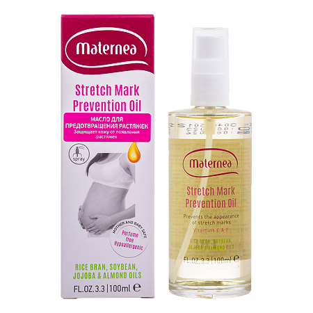 Масло для предотвращения растяжек Maternea Stretch Mark Prevention Oil спрей 100 мл 1 шт