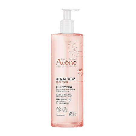 Avene XeraCalm Nutrition Легкий питательный гель очищающий 750 мл 1 шт