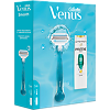 Gillette Подарочный набор Venus Smooth Бритва с 1 сменной кассетой+Pantene Шампунь Aqua Light 250 мл 1 уп