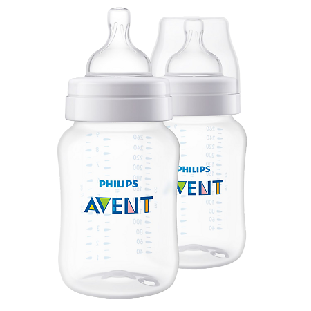 Philips Avent Бутылочка для кормления медленный поток Anti-colic 1+ SCY103/02 260 мл 2 шт