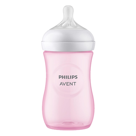 Philips Avent Бутылочка для кормления медленный поток Natural Response 1+ SCY903/11 260 мл 1 шт