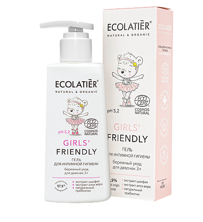 Ecolatier baby Гель для интимной гигиены Girls' Friendly 3+ 150 мл 1 шт