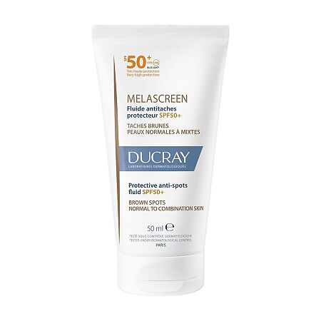 Ducray Melascreen Защитный флюид для лица против пигментации SPF50+ 50 мл 1 шт