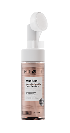 Mixit Your Skin Очищающая пенка для нормальной и чувствительной кожи Cleansing Foam for Dry Skin 150 мл 1 шт